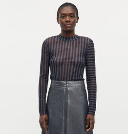 Mads Norgaard MADS NØRGAARD MY MESH MIA TOP - PARISIAN NIGHT