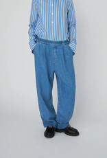 STELLA NOVA WASHED BLUE LOW WAIST PANTS - LIGHT BLUE