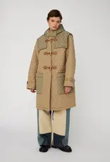 STELLA NOVA QUILTED DUFFEL COAT - OLIVE