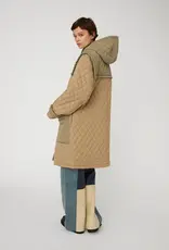STELLA NOVA QUILTED DUFFEL COAT - OLIVE
