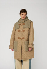 STELLA NOVA QUILTED DUFFEL COAT - OLIVE