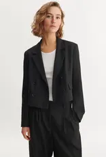 BASIC APPAREL RADI SHORT JACKET - BLACK