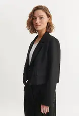 BASIC APPAREL RADI SHORT JACKET - BLACK