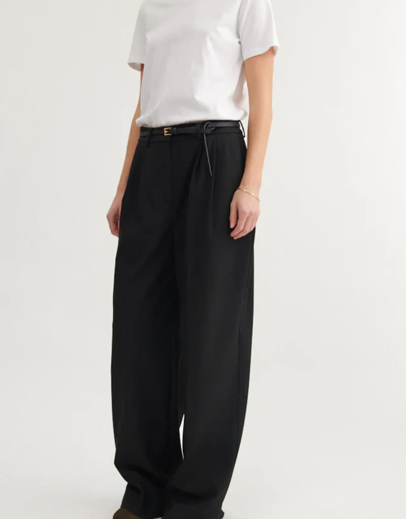BASIC APPAREL MARJO PANTS - BLACK