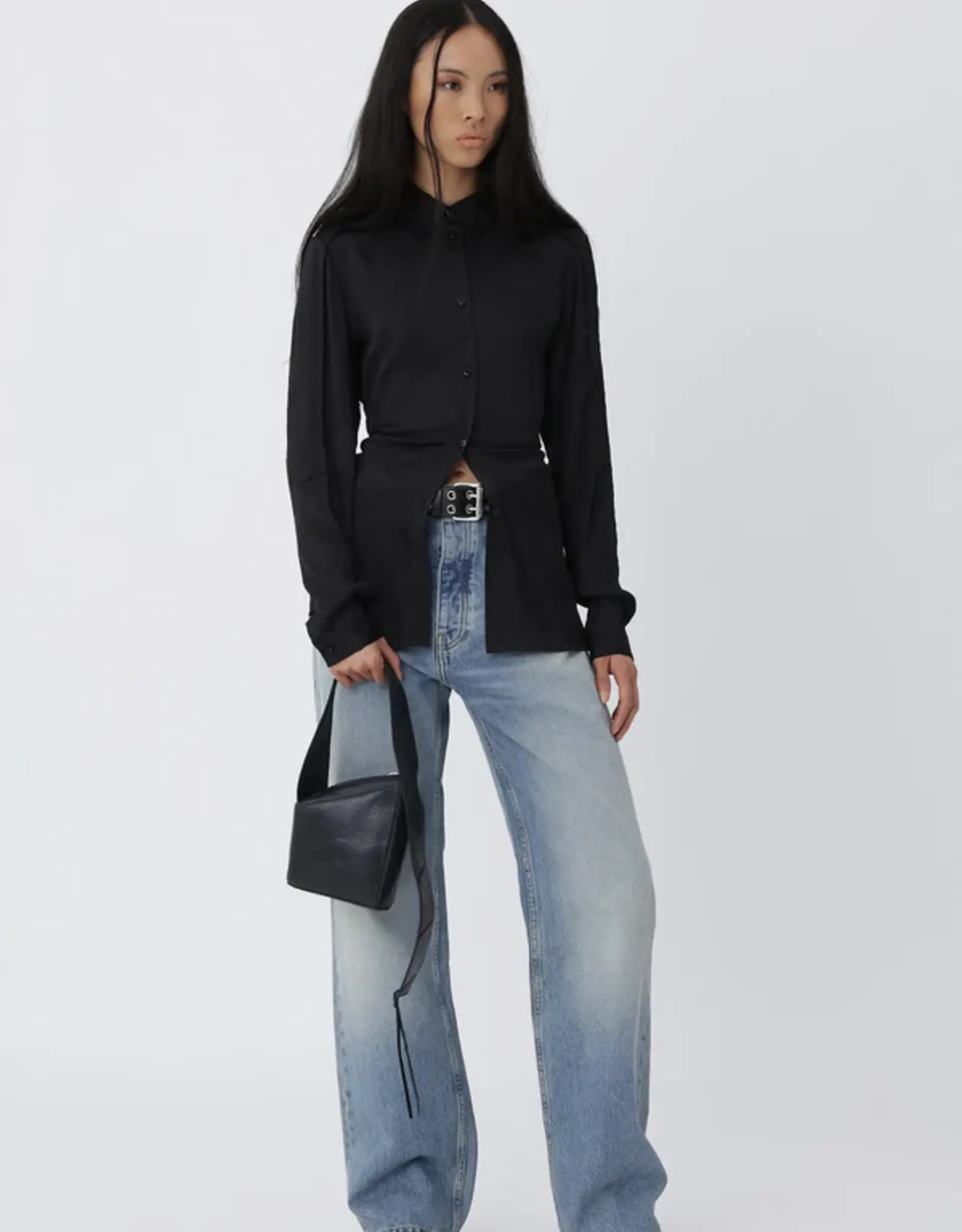 Won Hundred WON HUNDRED SIENA SHIRT - BLACK