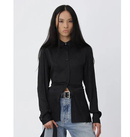 Won Hundred WON HUNDRED SIENA SHIRT - BLACK