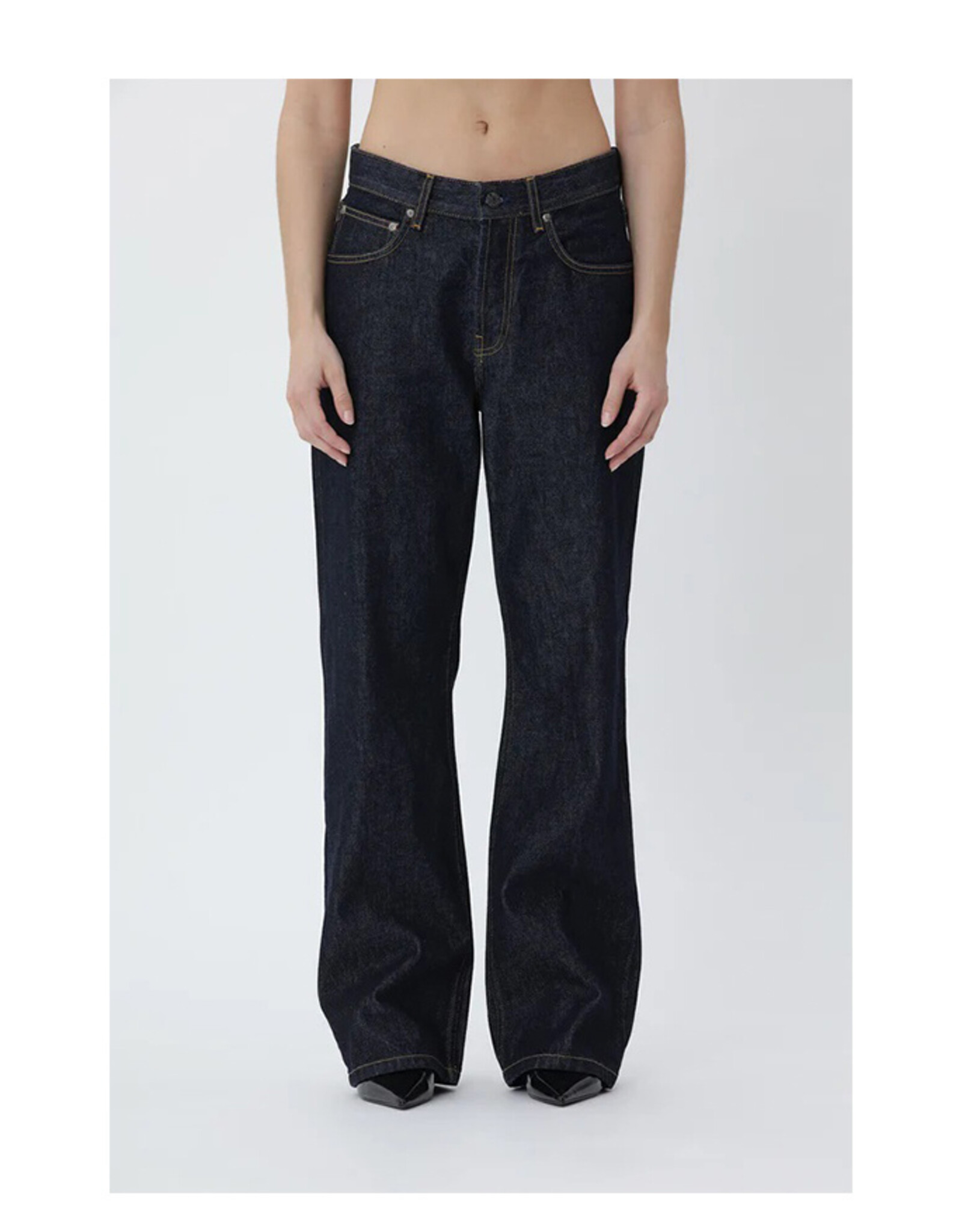 WON HUNDRED BAGGY JEANS - DARK BLUE