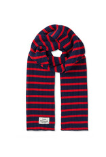 Mads Norgaard MADS NØRGAARD YOTA SCARF - PARISIAN NIGHT/RISK RED