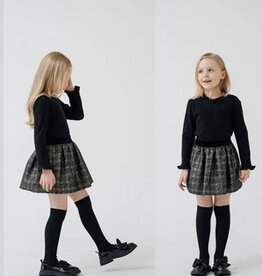 Ledum LEDUM SKIRT - GOLD/BLACK