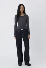 Won Hundred WON HUNDRED SVENJA SHIRT - BLACKENED  PEARL