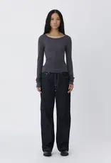 Won Hundred WON HUNDRED SVENJA SHIRT - BLACKENED  PEARL