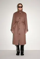 Won Hundred WON HUNDRED AMORA COAT WOOL - TAUPE GREY