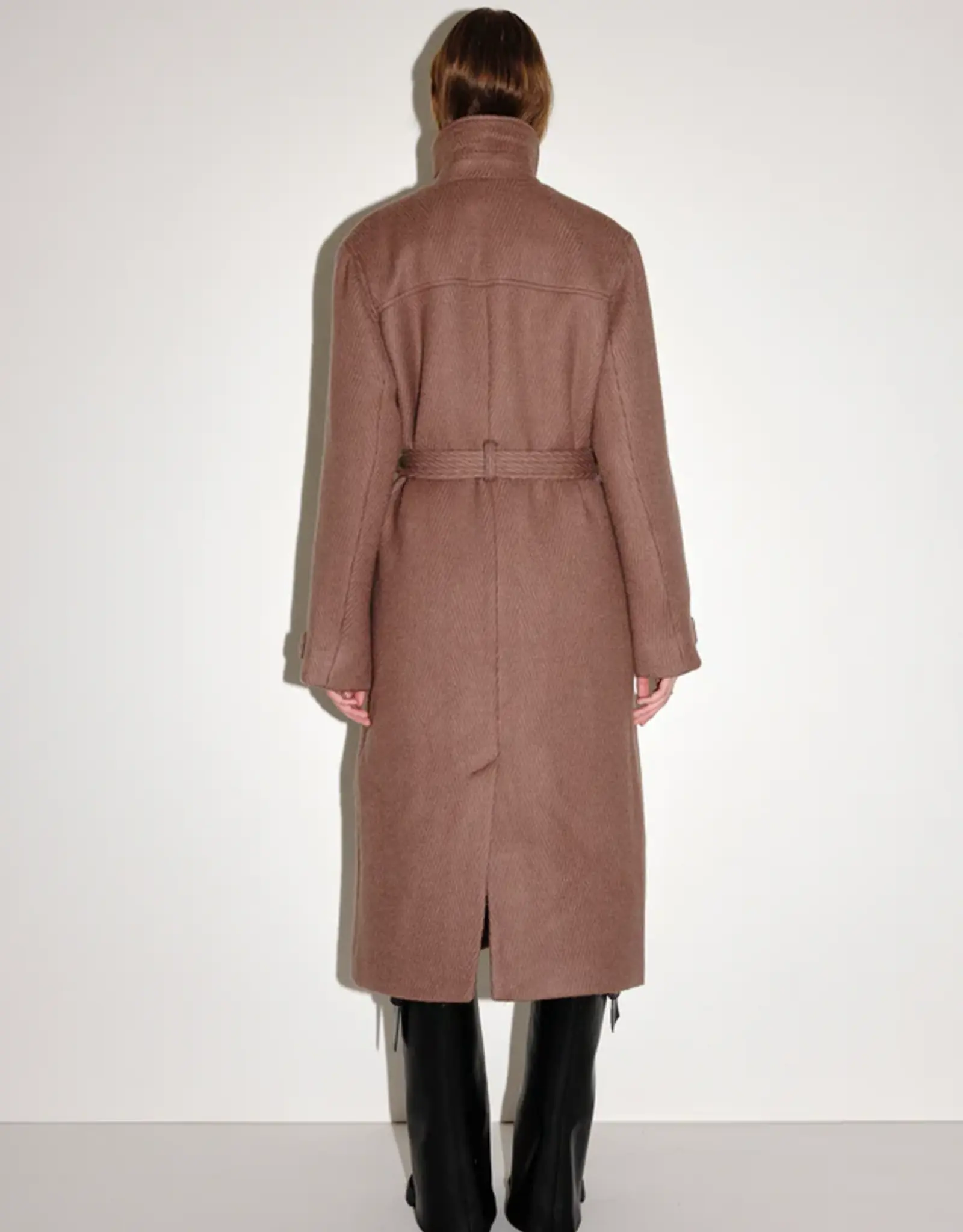 Won Hundred WON HUNDRED AMORA COAT WOOL - TAUPE GREY
