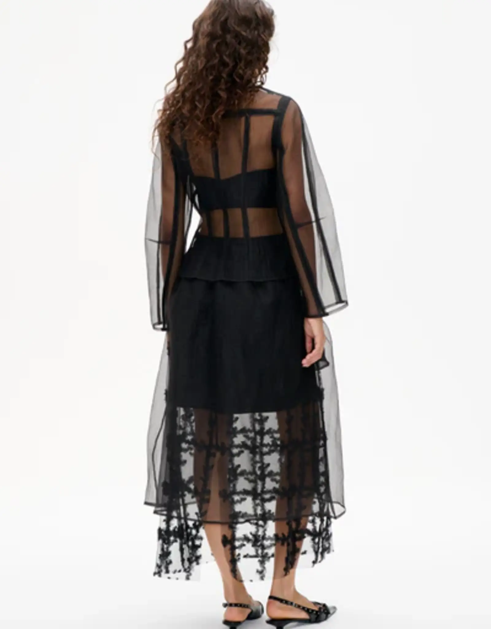 Baum Und Pferdgarten BAUM UN PFERDGARTEN BELOTTIE SHEER VEST - BLACK