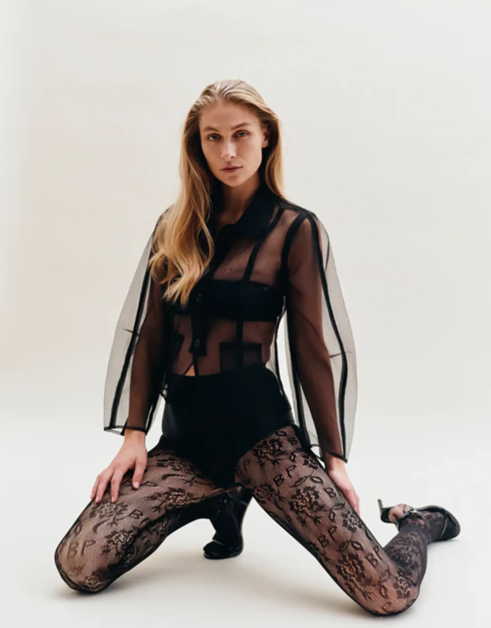 Baum Und Pferdgarten BAUM UN PFERDGARTEN BELOTTIE SHEER VEST - BLACK