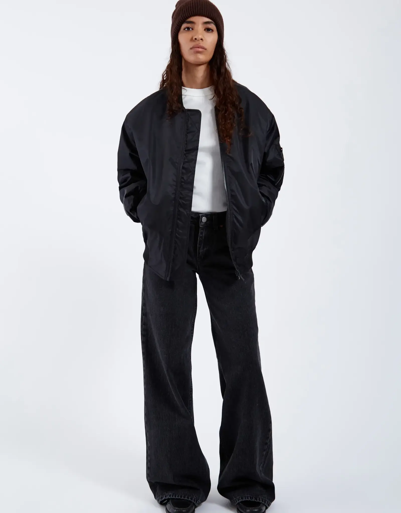 Dr Denim DR DENIM JARVIS BOMBER JACKET - BLACK