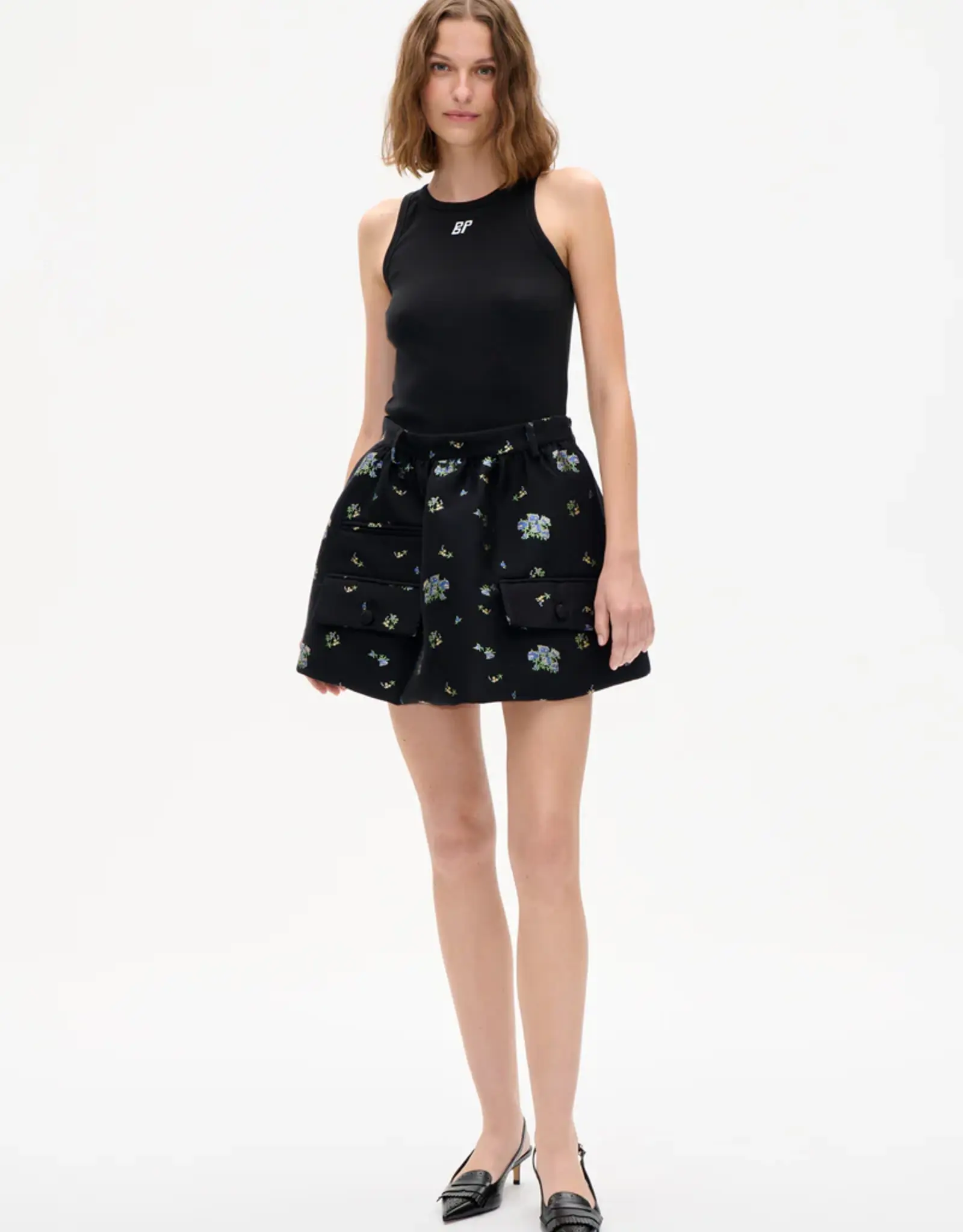 Baum Und Pferdgarten Baum Samaya Skirt Black Small Flower