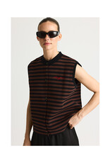 Résumé RÉSUMÉ KODY KNIT VEST - BLACK STRIPE