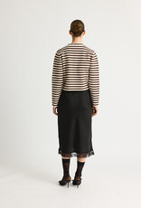 RÉSUMÉ KODY KNIT CARDIGAN - CREME STRIPE