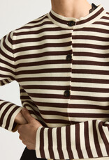 RÉSUMÉ KODY KNIT CARDIGAN - CREME STRIPE
