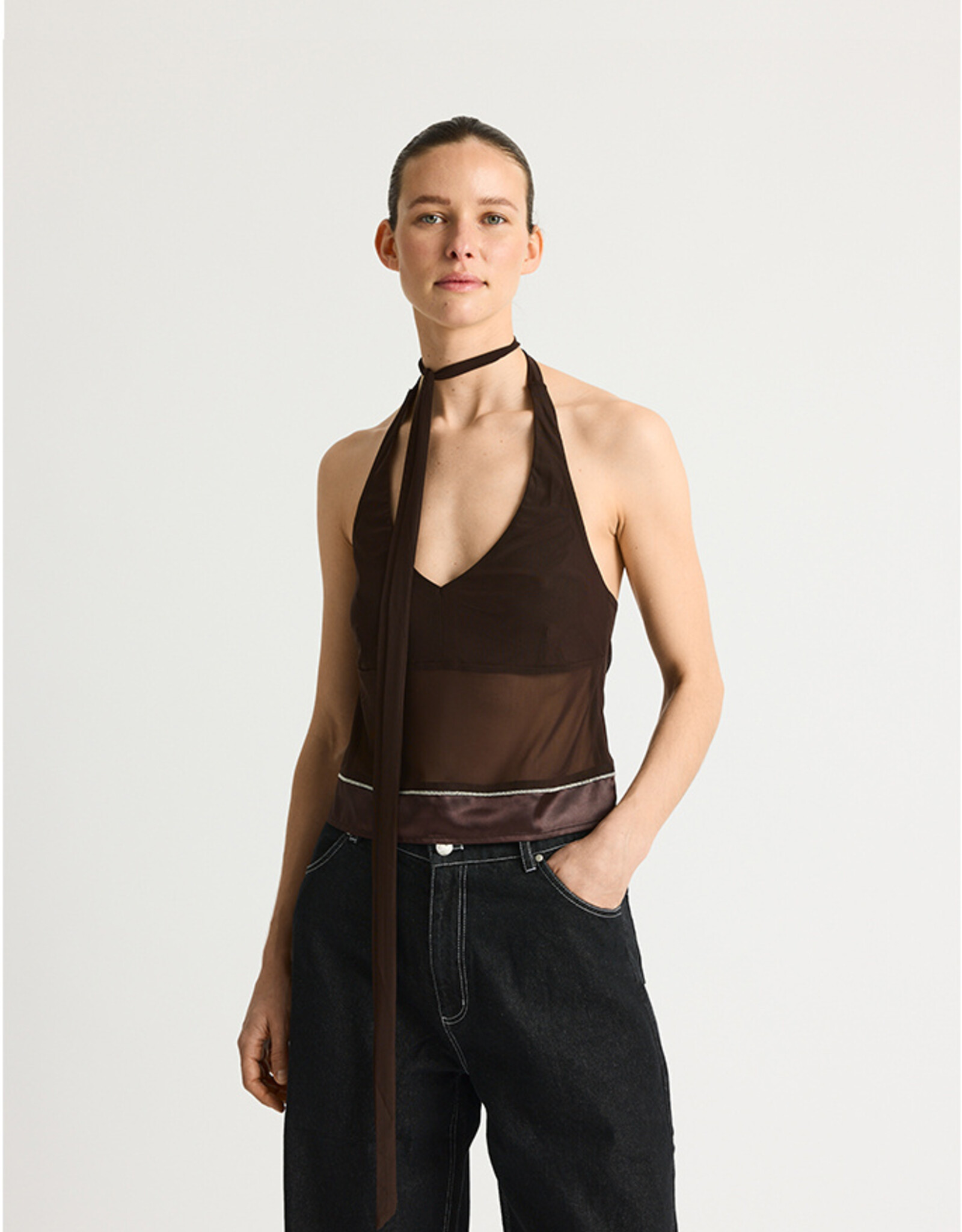 Résumé RÉSUMÉ KENDRA TOP - DARK BROWN