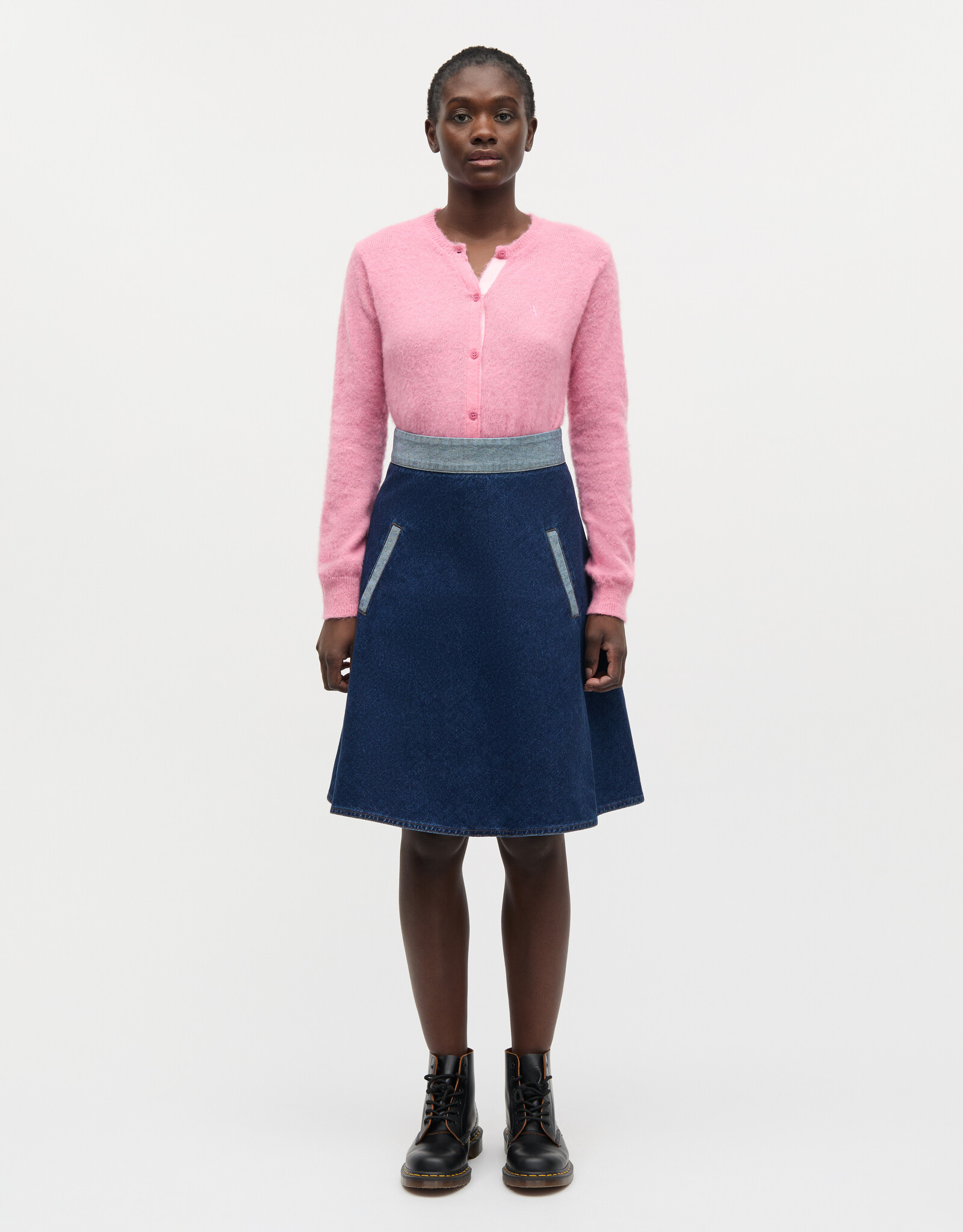 Mads Norgaard MADS NØRGAARD GARZATI CARDIGAN - PEACH