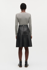 Mads Norgaard MADS NØRGAARD STRIPE TUBA TEE - VANILLA ICE /BLACK