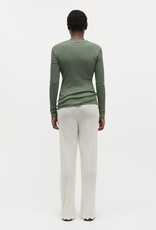 Mads Norgaard MADS NØRGAARD STRIPE TUBA TEE - SEA SPRAY/BLACK