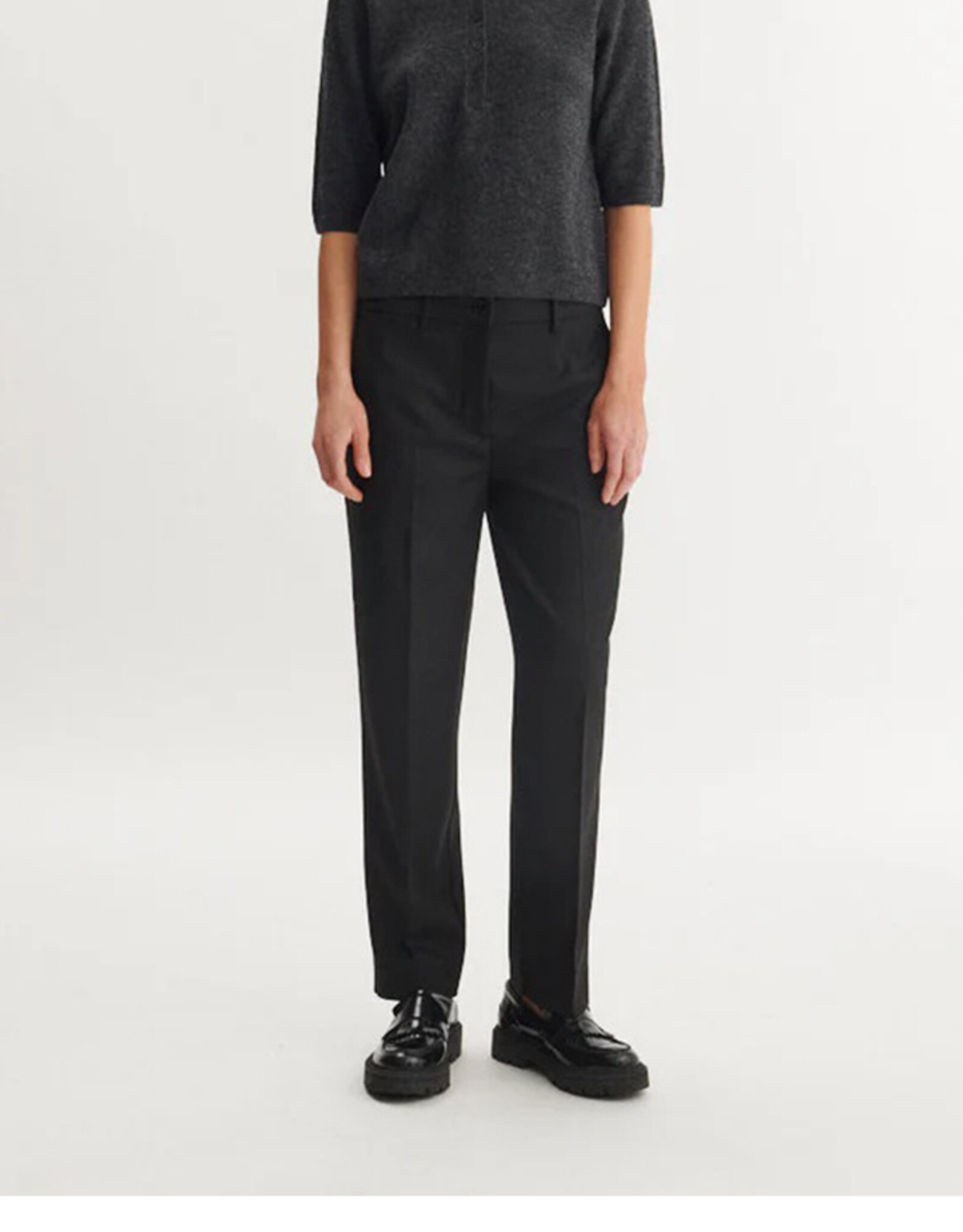 BASIC APPAREL RADI PANTS - BLACK