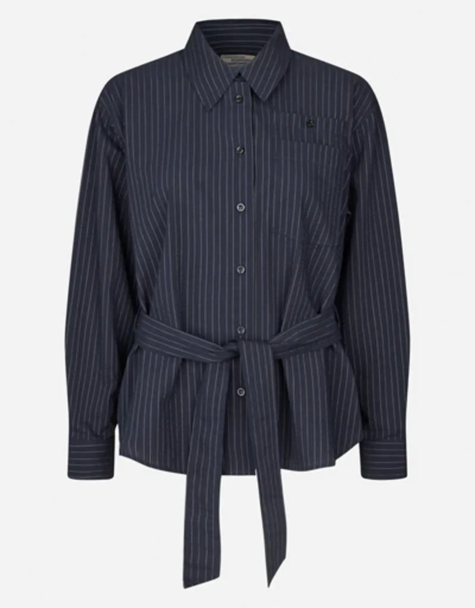 Baum Und Pferdgarten BAUM UND PFERDGARTEN MATINA SHIRT - NAVY BLUE PINSTRIPE