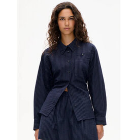 Baum Und Pferdgarten BAUM UND PFERDGARTEN MATINA SHIRT - NAVY BLUE PINSTRIPE