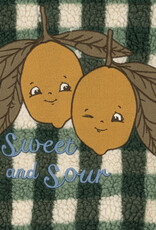 Konges Sløjd KONGES SLØJD JODY TEDDY JACKET - GREEN CHECK