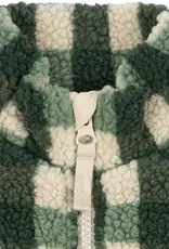 Konges Sløjd KONGES SLØJD JODY TEDDY JACKET - GREEN CHECK