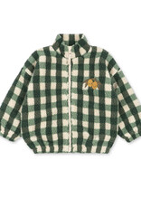 Konges Sløjd KONGES SLØJD JODY TEDDY JACKET - GREEN CHECK