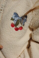 Konges Sløjd KONGES SLØJD JAZZ TEDDY JACKET - WHITE SMOKE