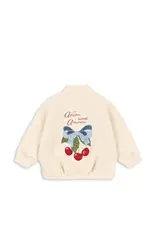 Konges Sløjd KONGES SLØJD JAZZ TEDDY JACKET - WHITE SMOKE