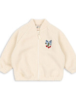 Konges Sløjd KONGES SLØJD JAZZ TEDDY JACKET - WHITE SMOKE