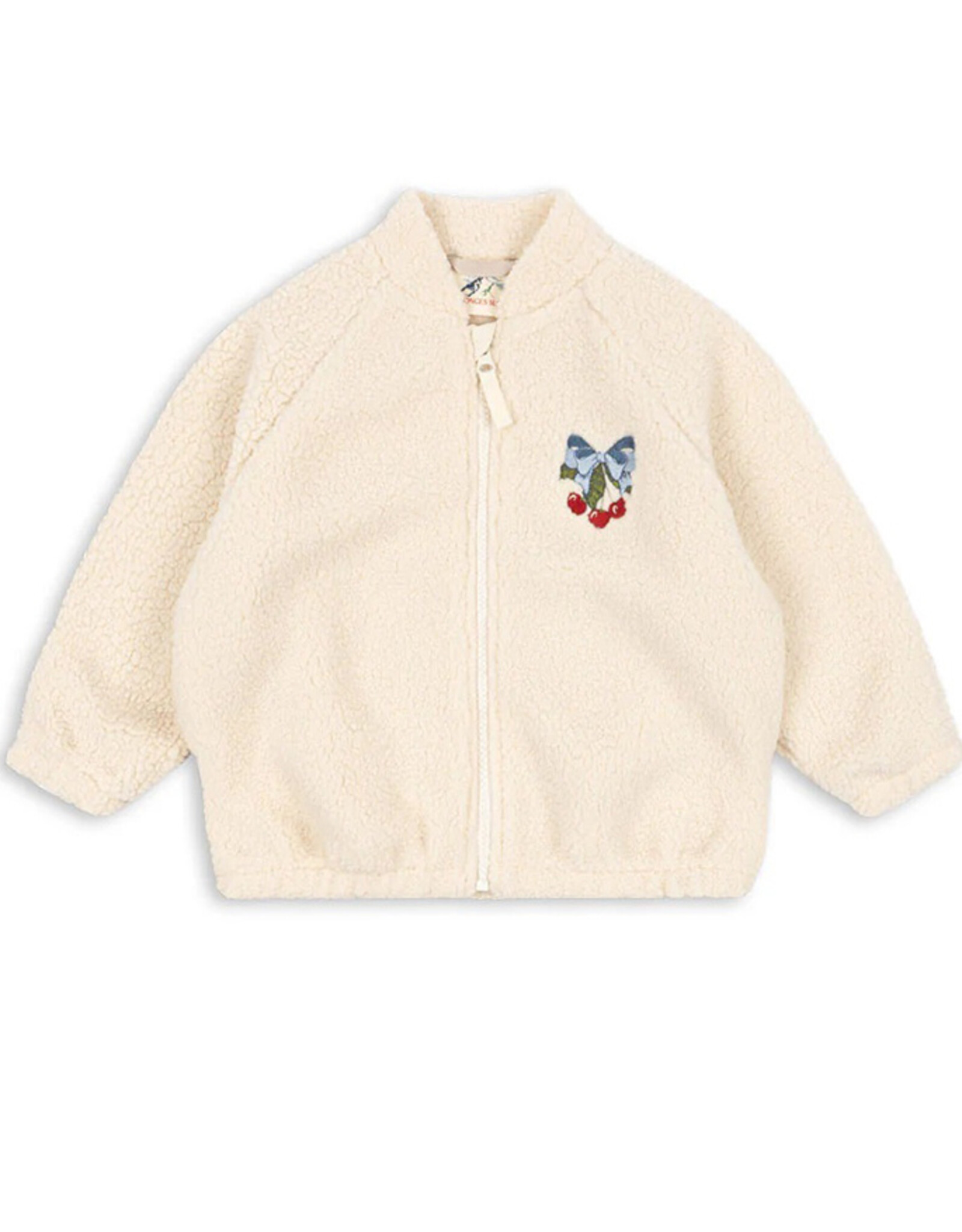 Konges Sløjd KONGES SLØJD JAZZ TEDDY JACKET - WHITE SMOKE