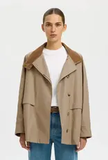 Selected Femme SELECTED FEMME KYLIE JACKET - WEATHERED TEAK