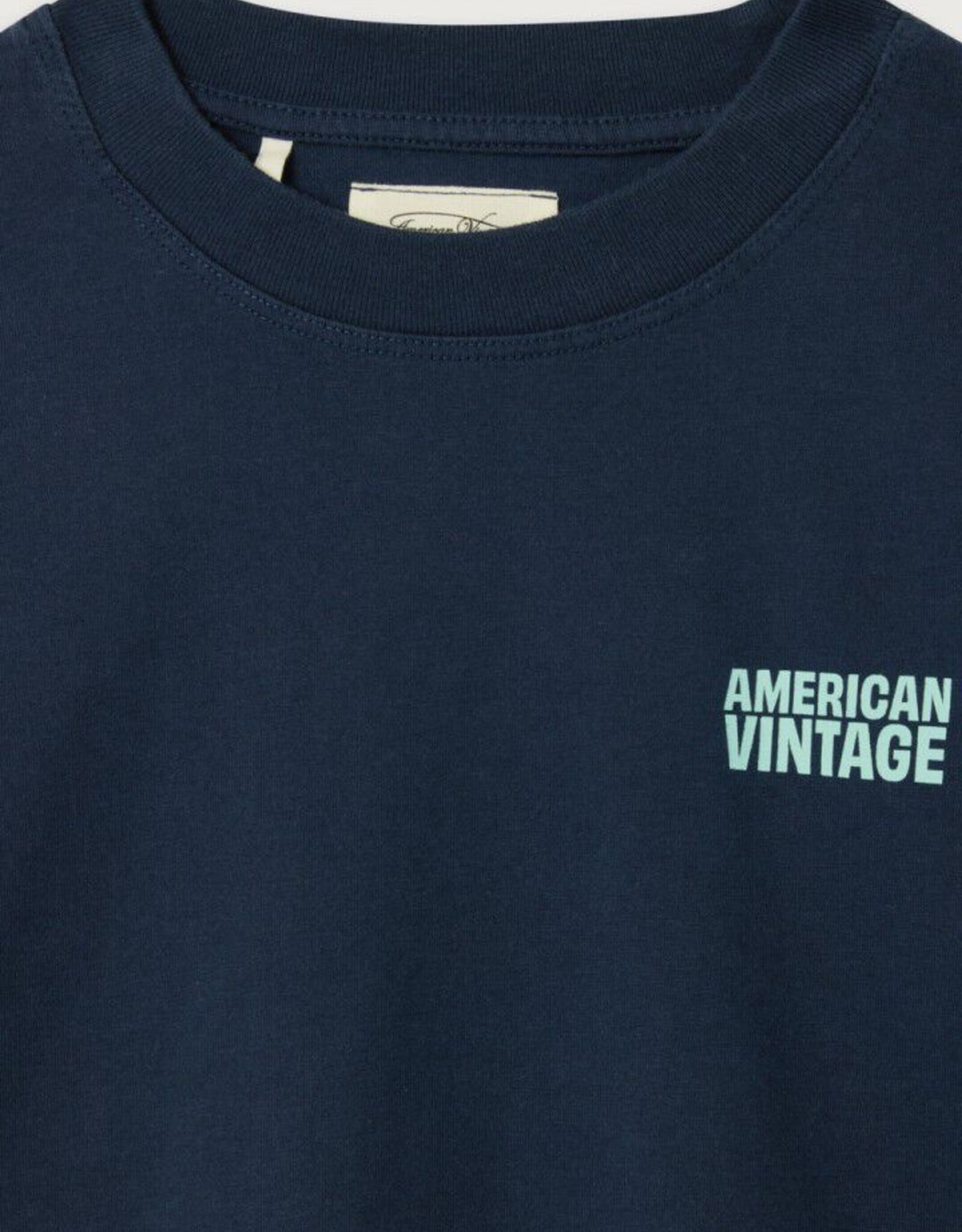 American Vintage AMERICAN VINTAGE GIXY TSHIRT - NAVY