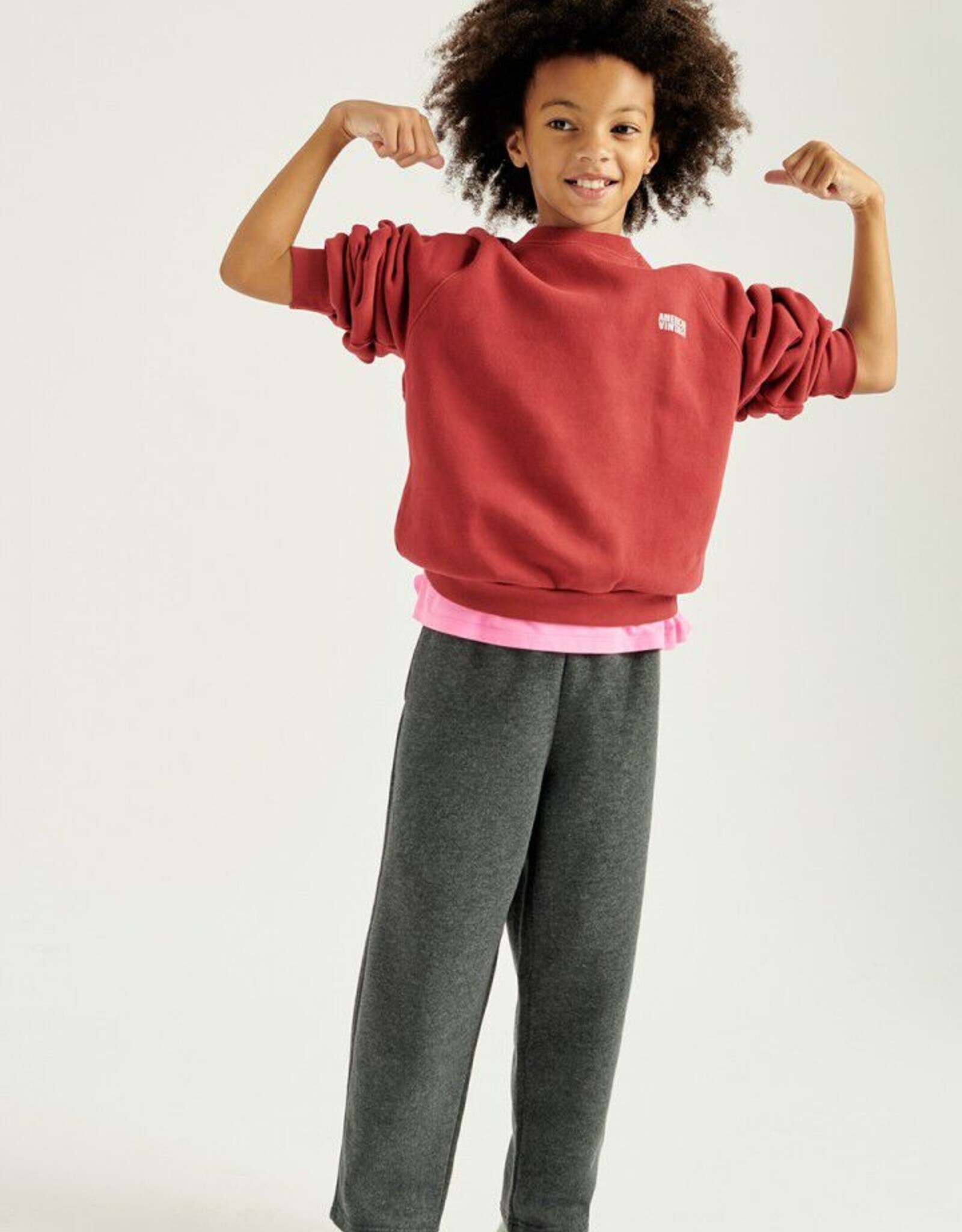 American Vintage AMERICAN VINTAGE SWEATER - VINTAGE CHERRY