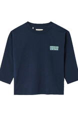 American Vintage AMERICAN VINTAGE GIXY TSHIRT - NAVY