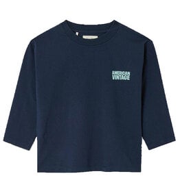 American Vintage AMERICAN VINTAGE GIXY TSHIRT - NAVY