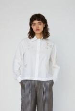 STELLA NOVA EMBROIDERED BLOUSE - WHITE