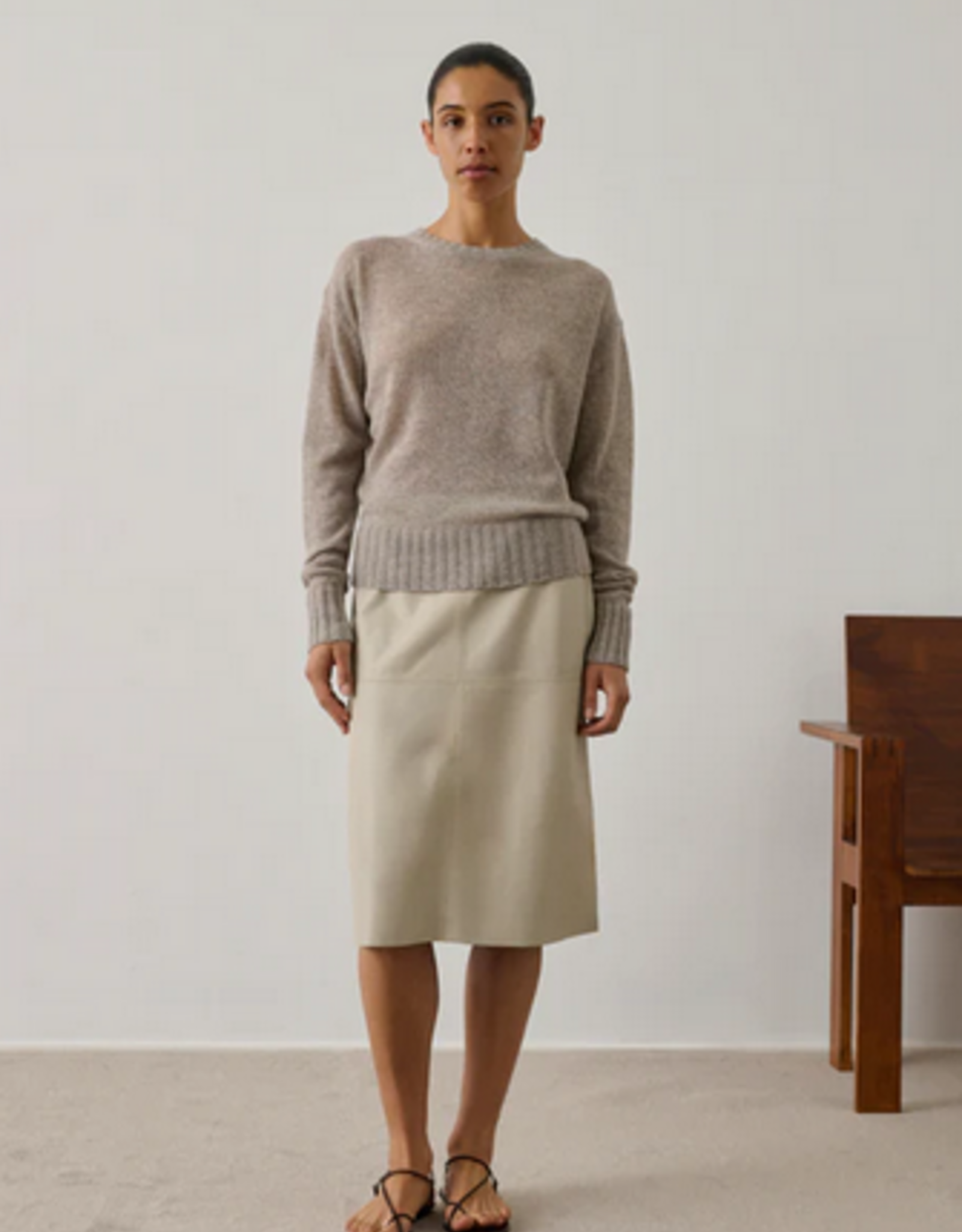 soeur SOEUR DONA KNIT SWEATER - GRIS