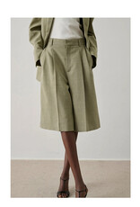 soeur SOEUR IMOGEN BERMUDA SHORTS - BEIGE