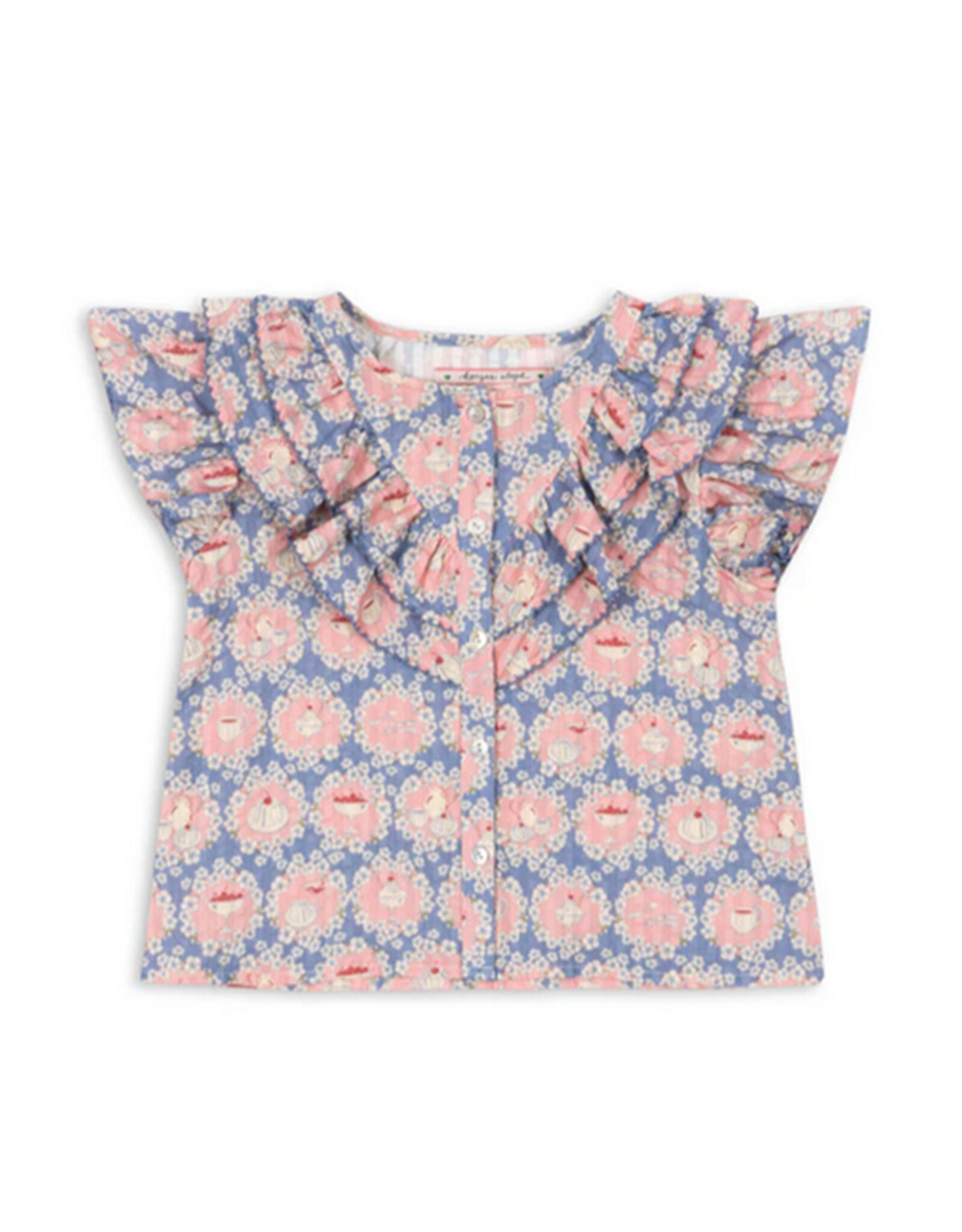 Konges Sløjd KONGES SLØJD KIM FRILL SHIRT - SNACK TIME