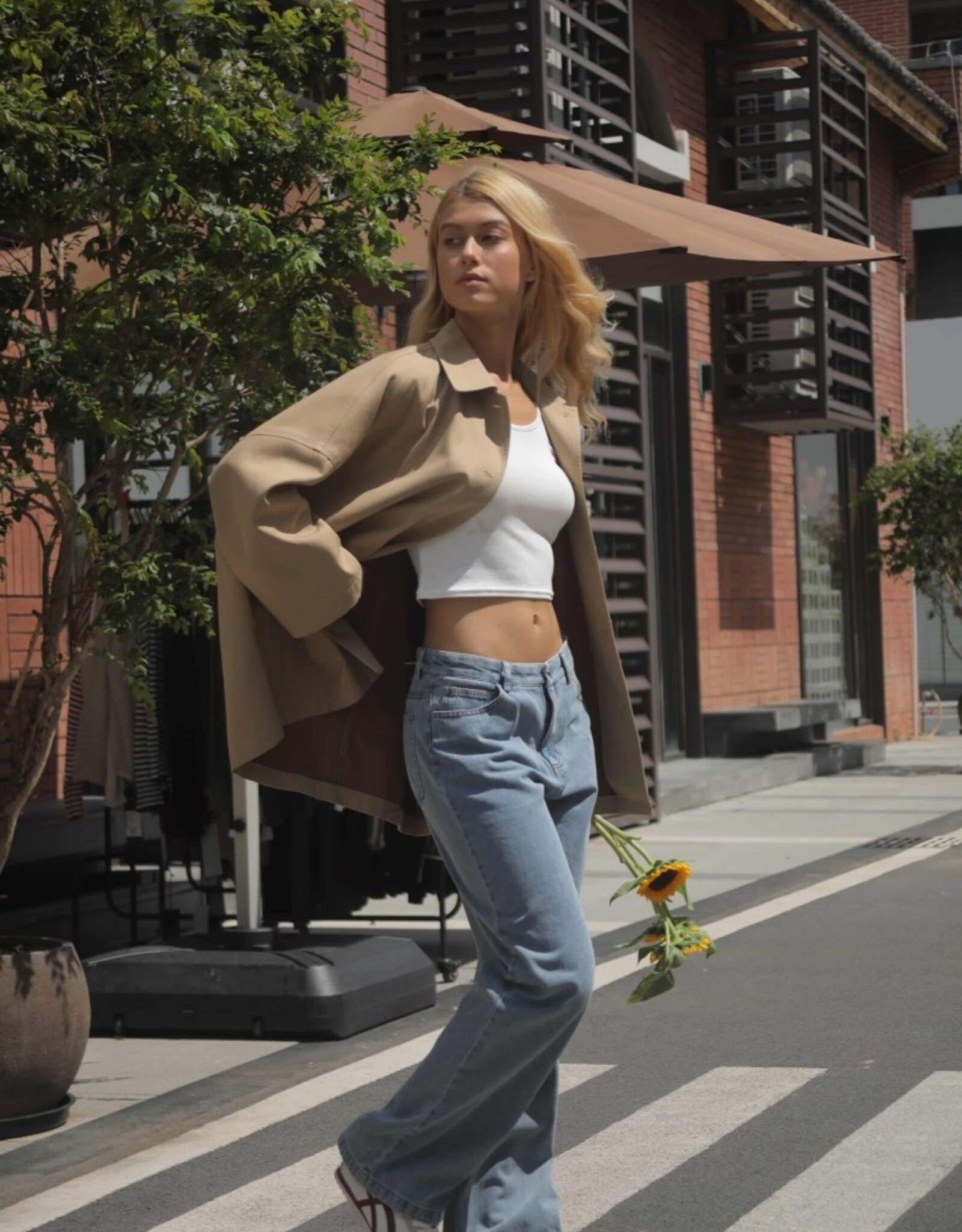 SEE U SOON JACKET - BEIGE