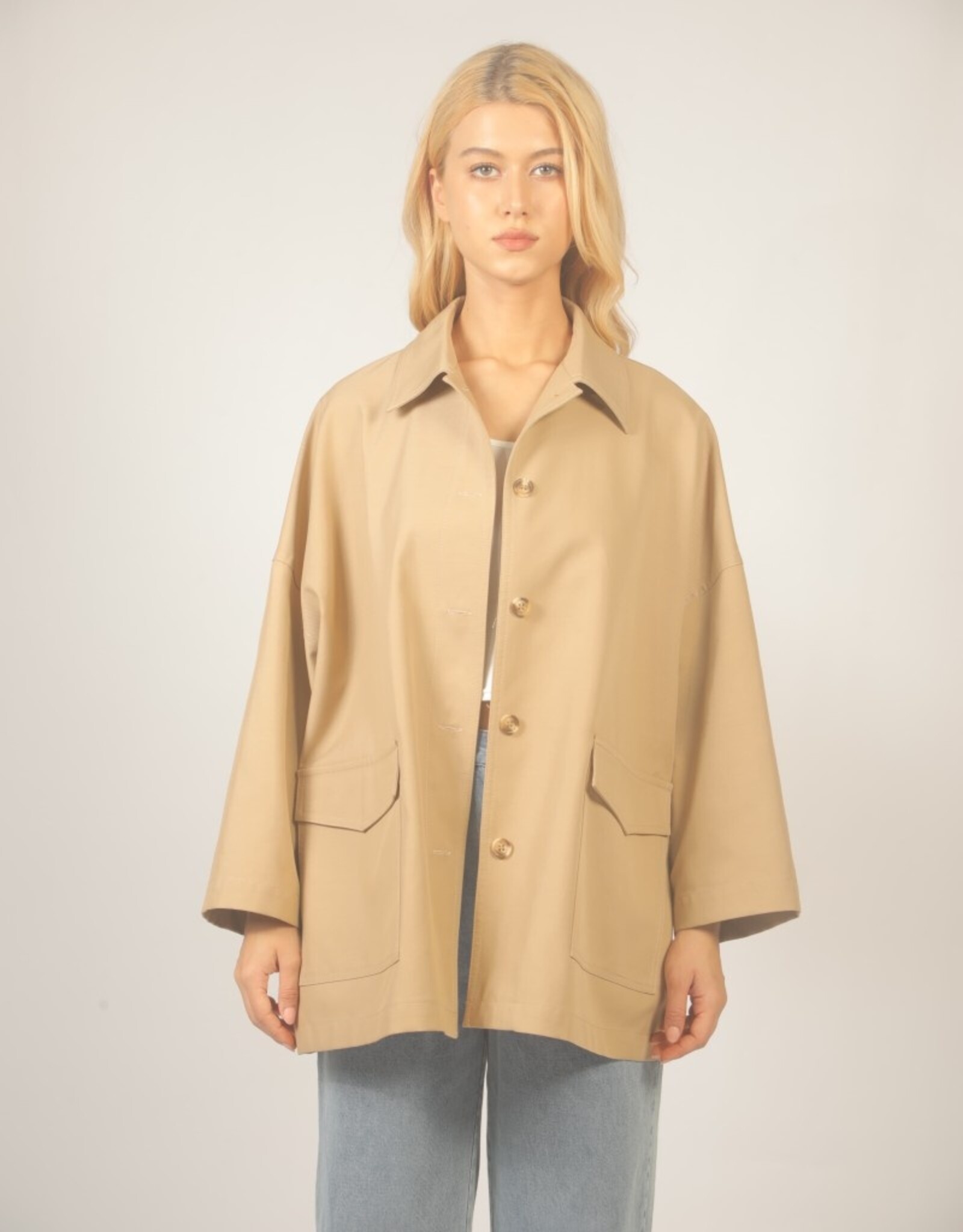 SEE U SOON JACKET - BEIGE