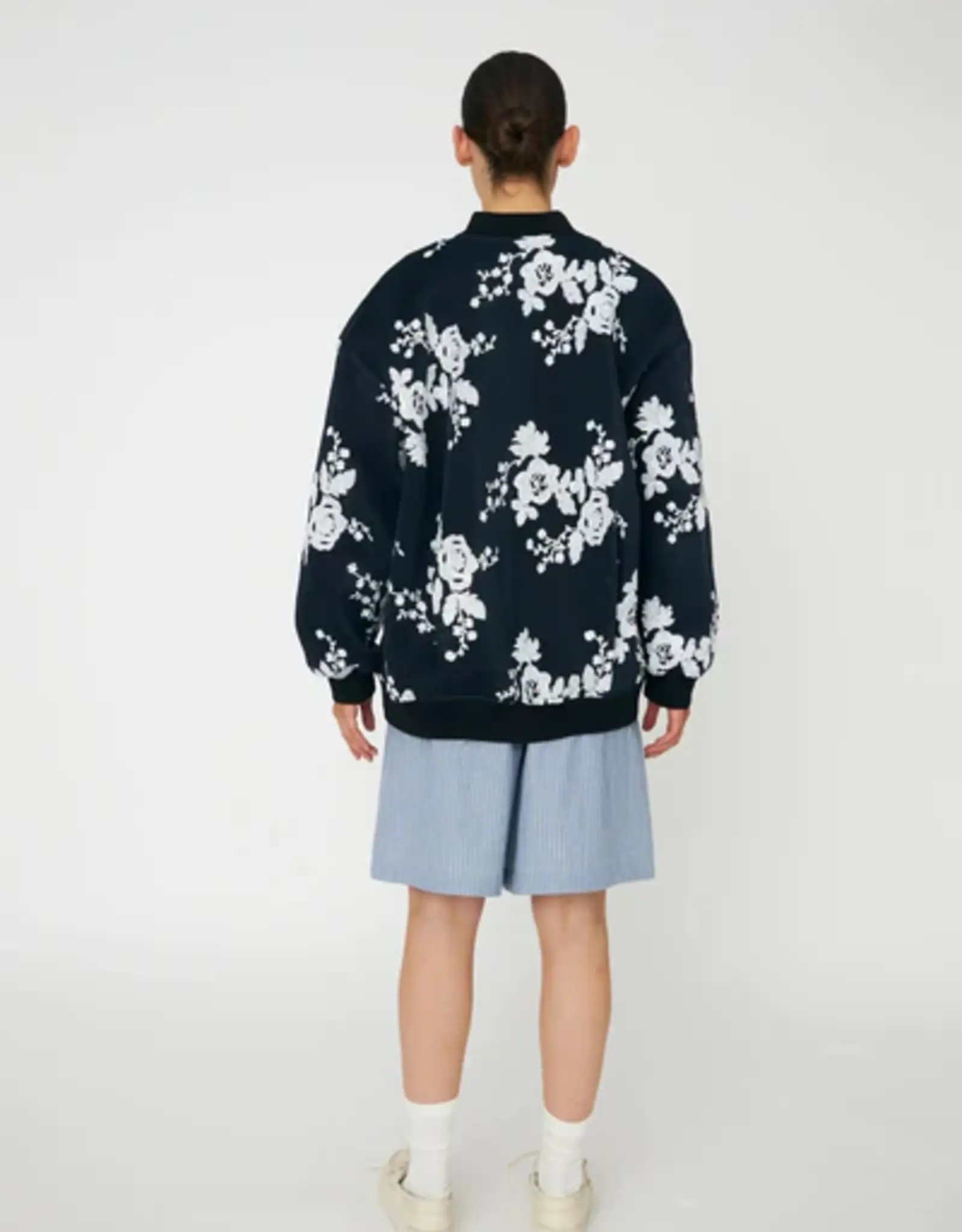 STELLA NOVA SEQUINS MESH JACKET - WHITE/BLUE